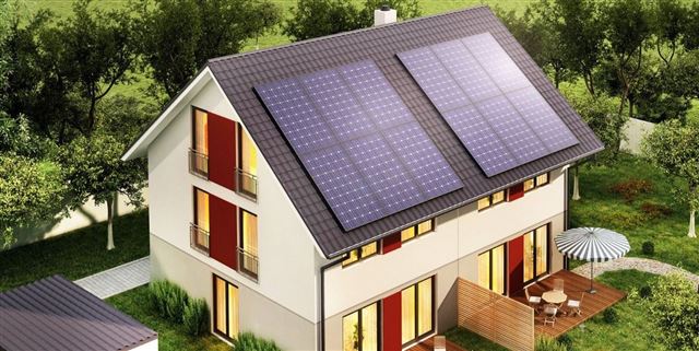 Năng lượng mặt trời áp mái nhà