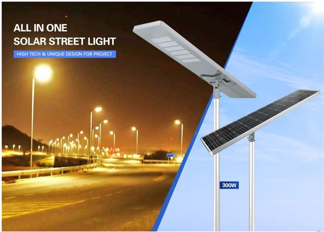 Đèn năng lượng mặt trời liền thể 